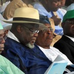 FROM LEFT: FORMER PDP NATIONAL CHAIRMAN, CHIEF AUDU OGBE; CHIEF TOM
IKIMI; CHIEF BISI AKANDE AND
GOV. BABTUNDE FASHOLA OF LAGOS STATE AT  CPC MID TERM NATIONAL CONVENTION
IN ABUJA ON SATURDAY