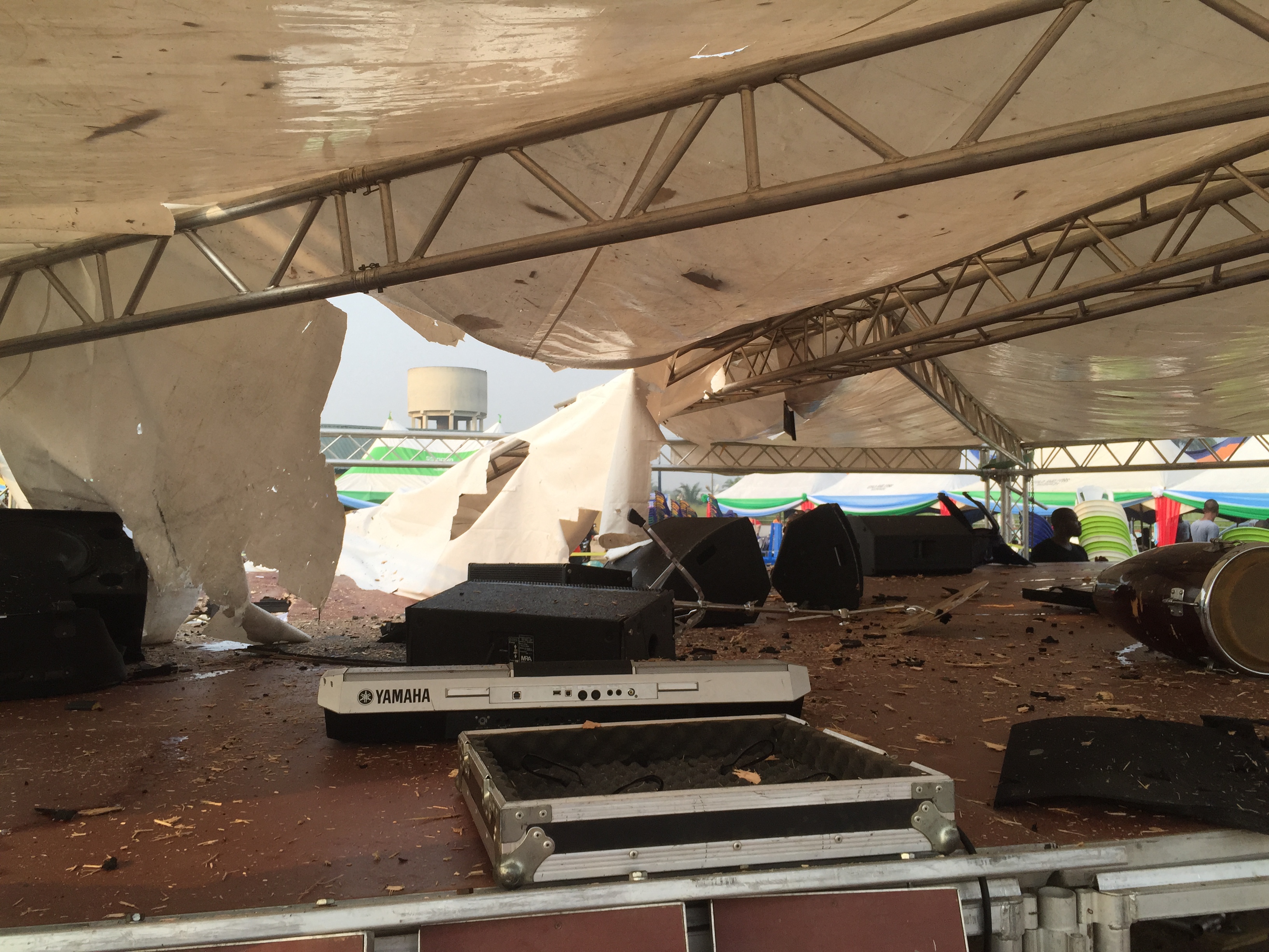 Suspected PDP thugs bomb APC campaign venue in Patience Jonathan’s town