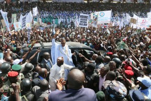 Buhari in Maiduguri