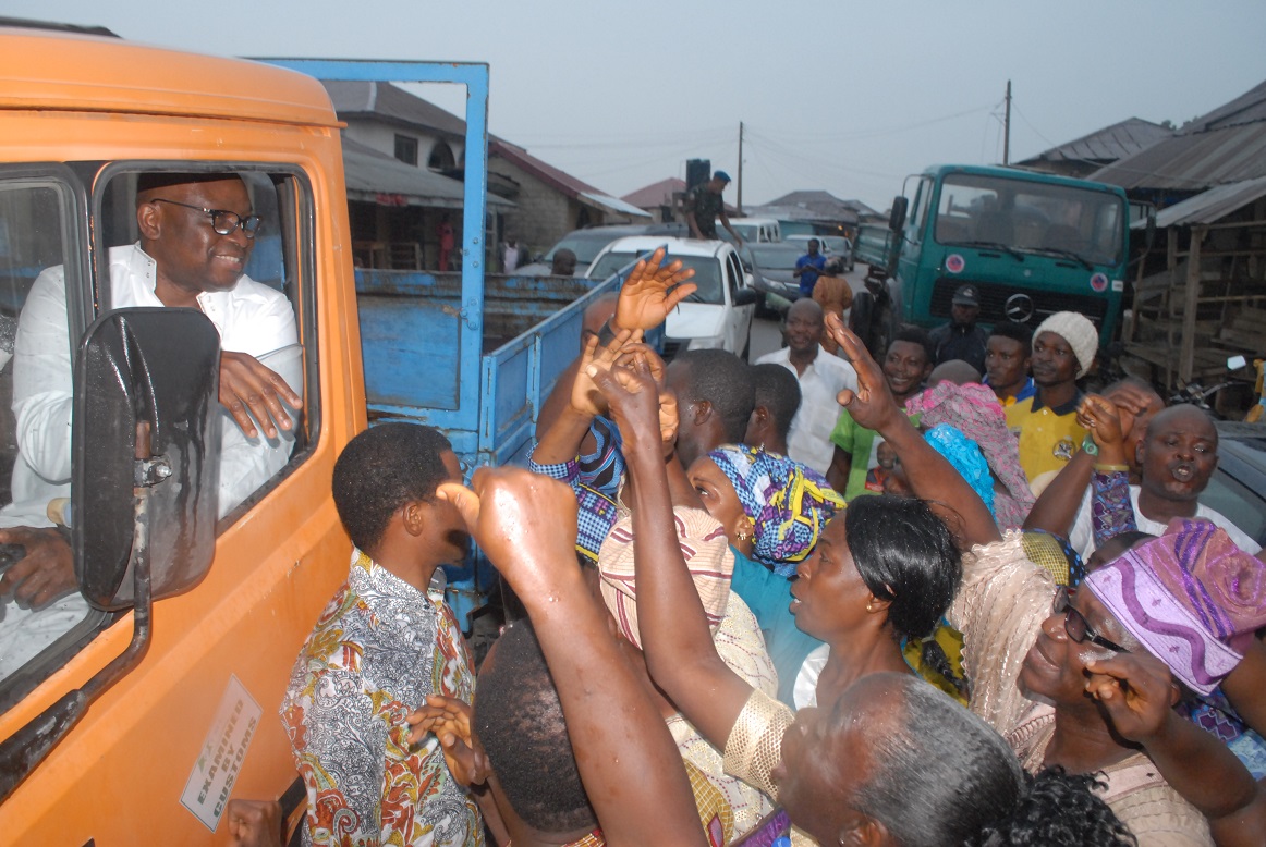 Fayose inspects project in Ado-Ekiti