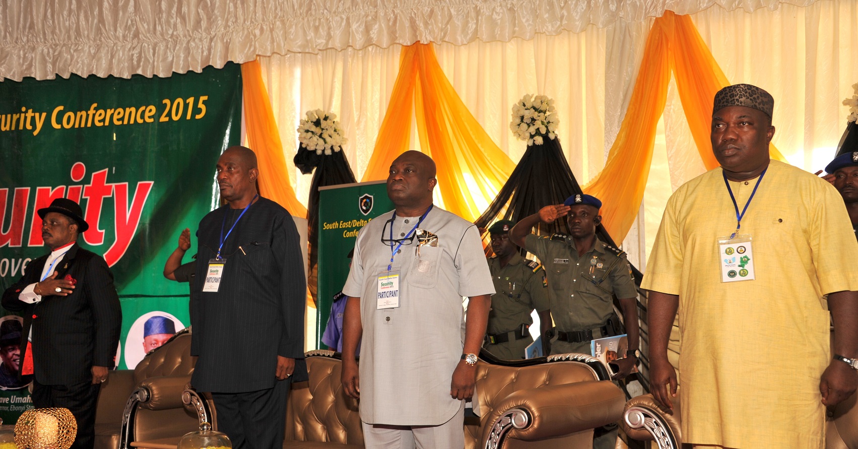 Ikpeazu, Ugwuanyi, Obiano, IGP at Security Summit