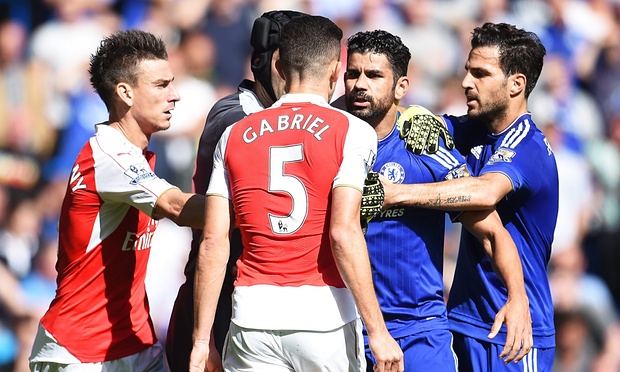 EPL cancels red card to Arsenal Gabriel, as Costa gets ban