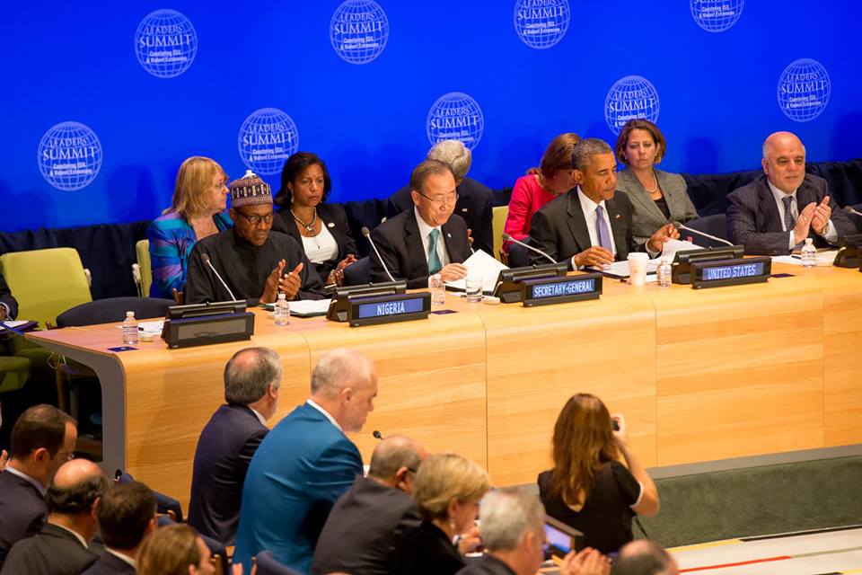 Buhari to UN, Obama: Military action, effective border security will check terror