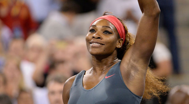 Serena advances to second round at U.S. Open