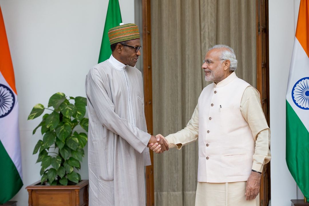 Buhari in India