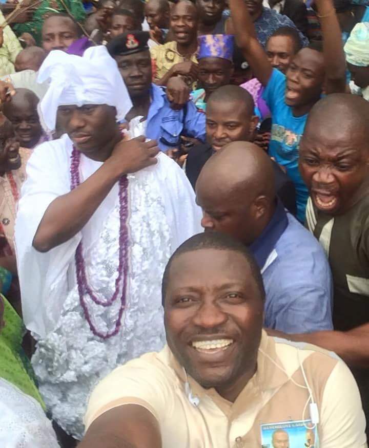 Gani Adams congratulates Ooni