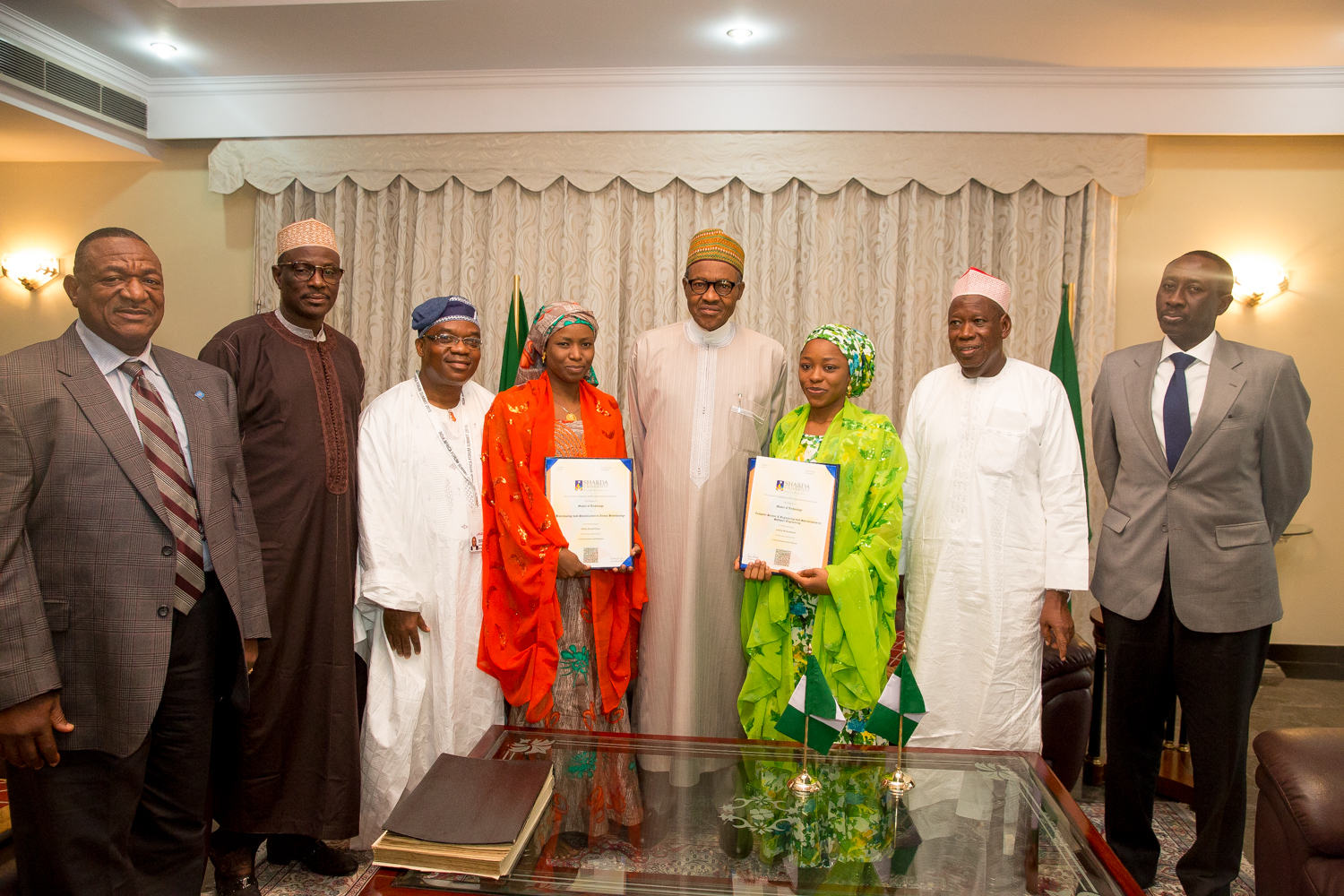 Day Buhari met Kano whizz kids in India