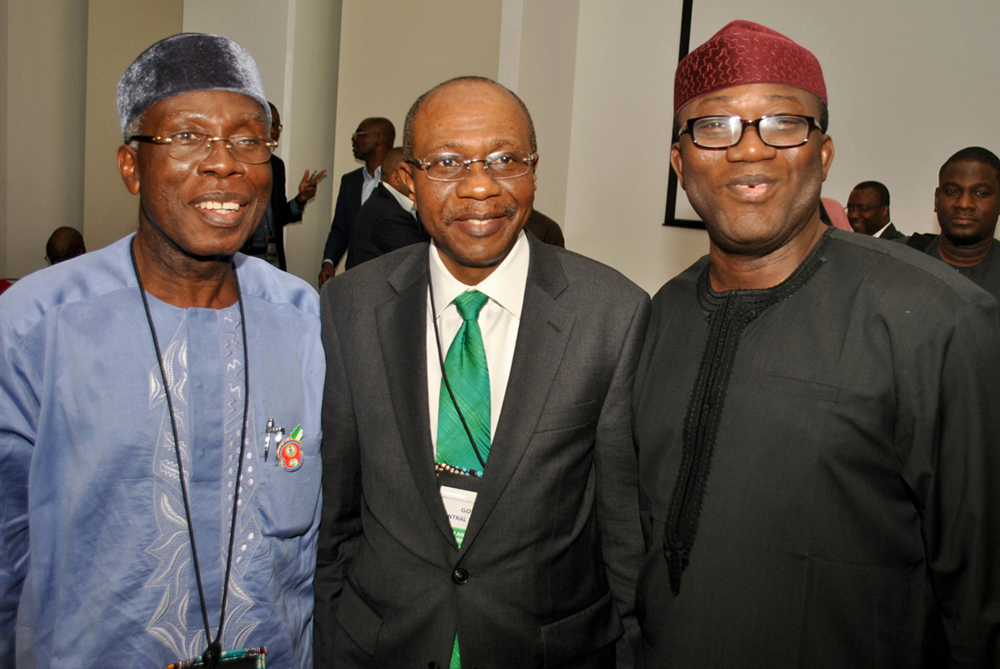 Fayemi, Ogbeh, Emefiele at Bankers’ Committee Retreat