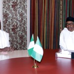 PRESIDENT BUHARI RECEIVES LAGOS GOV