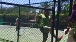 Irate Iranian tennis player chases umpire, suspended