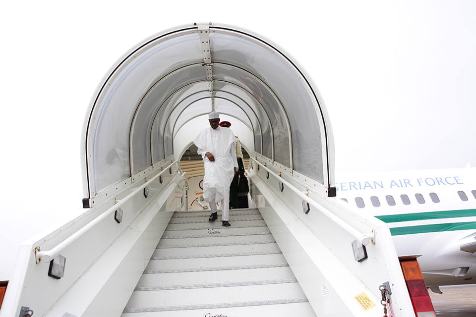 Buhari arrives London