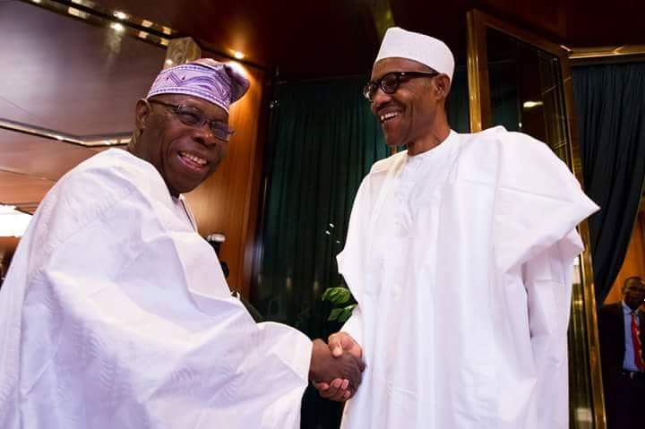 Buhari receives Obasanjo