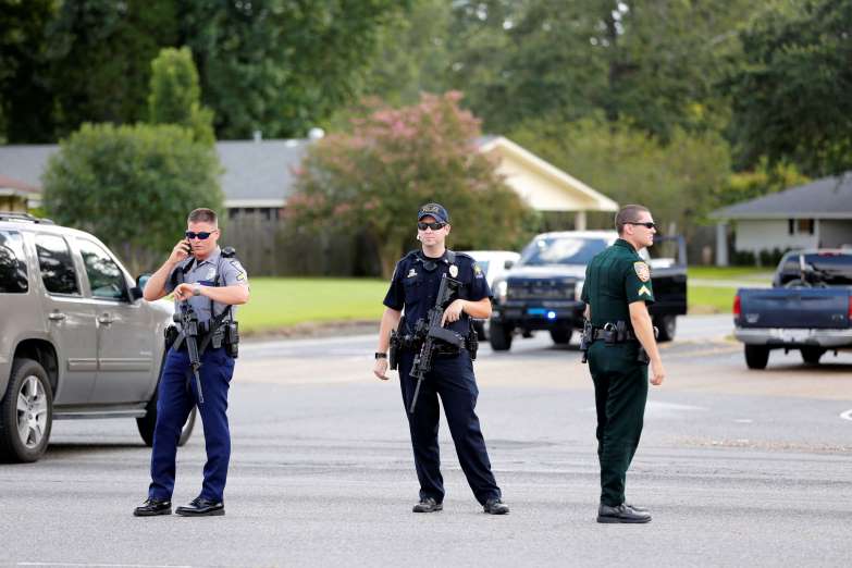 Three officers dead, three hurt in U.S. shooting