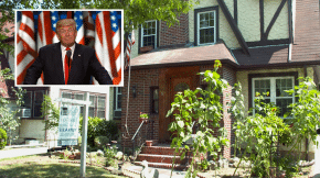 Trump’s childhood home headed to the auction block