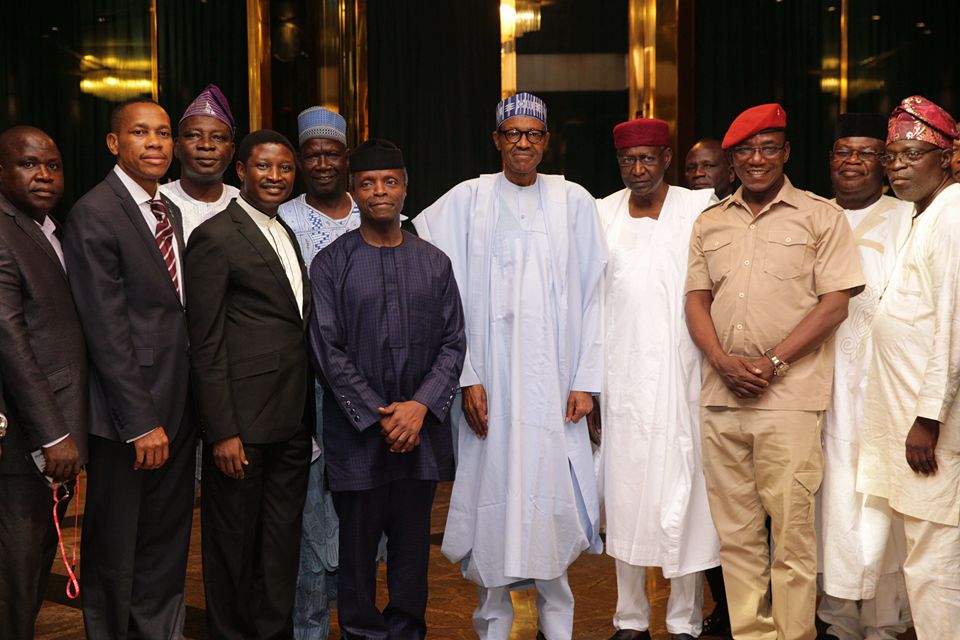 Buhari to CAN officials: Restoring peace, my priority