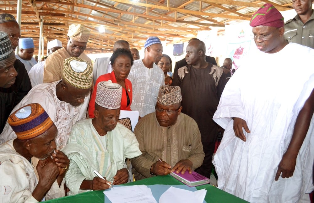 Ekiti, Miyetti Allah officials sign peace deal