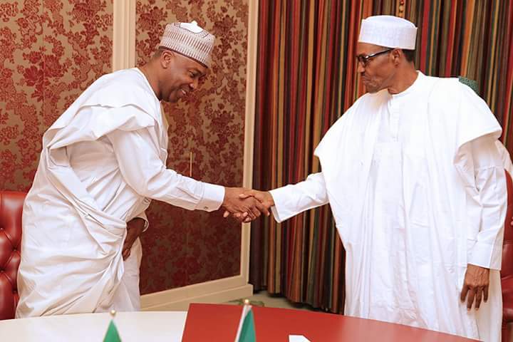 Buhari meets Saraki