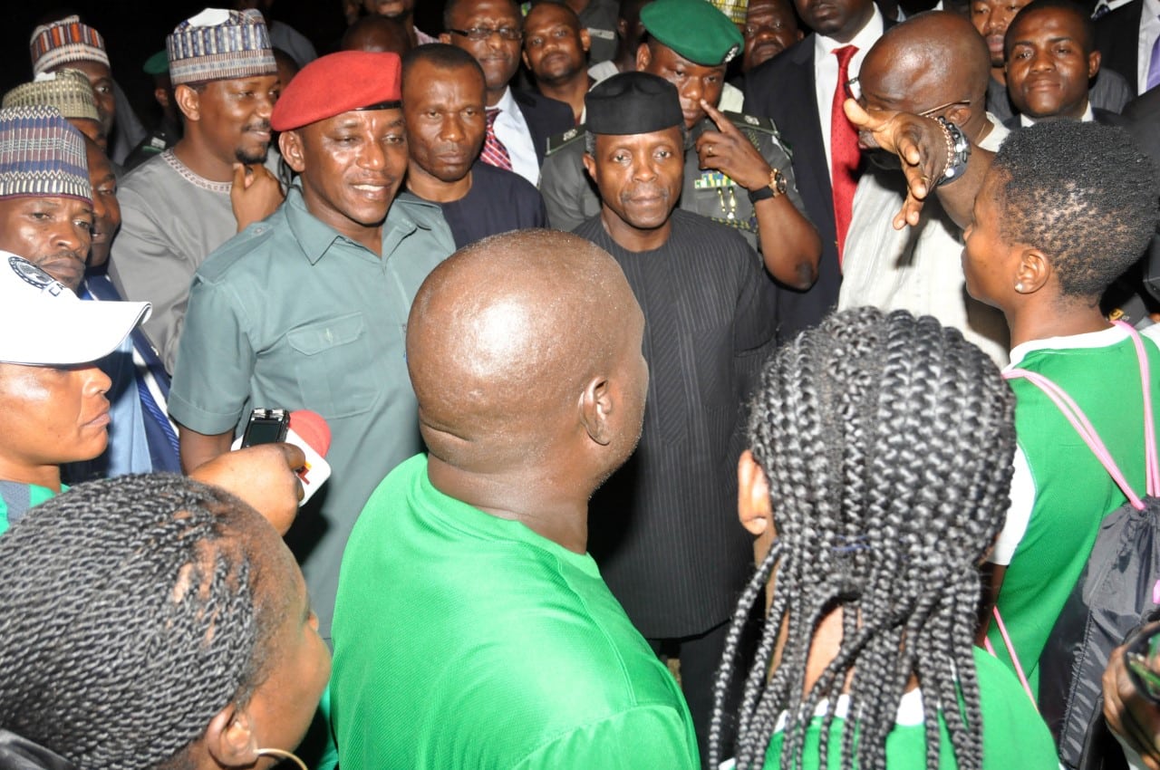 Osinbajo challenges Falcons to remain Africa’s dominant force