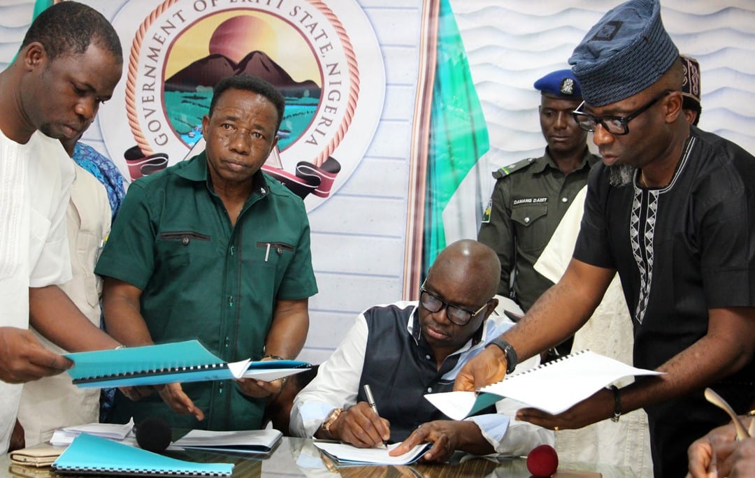 Fayose signs N94bn 2017 Budget