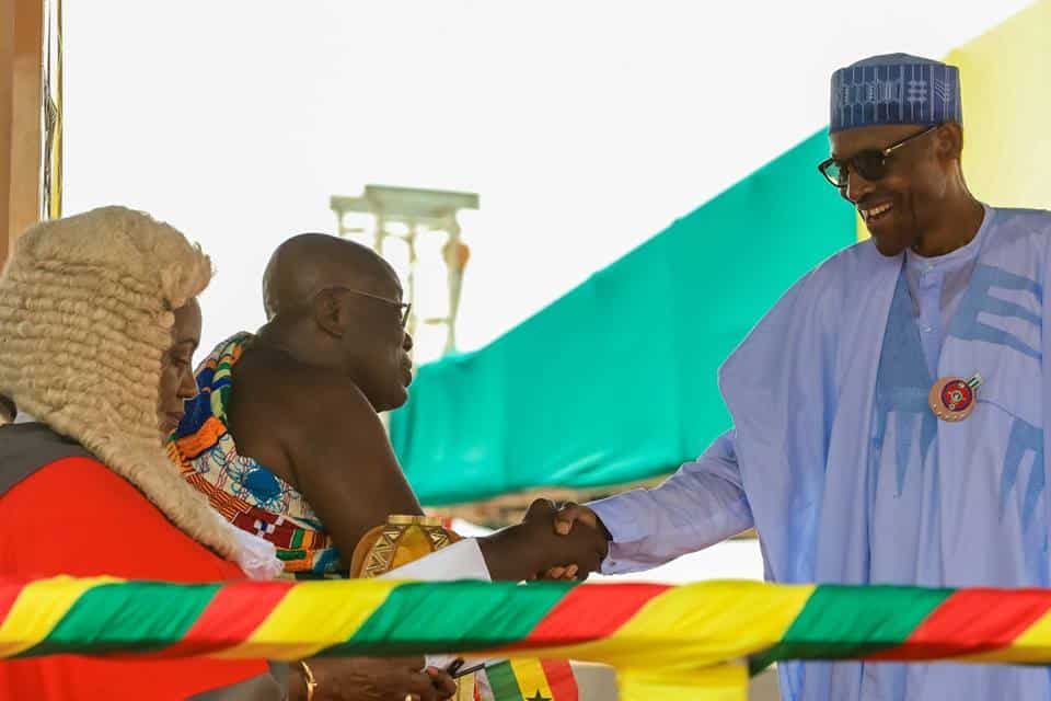 Buhari attends inauguration of Akufo-Addo