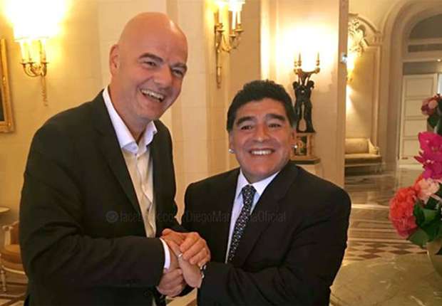 Maradona backs 48-team World Cup