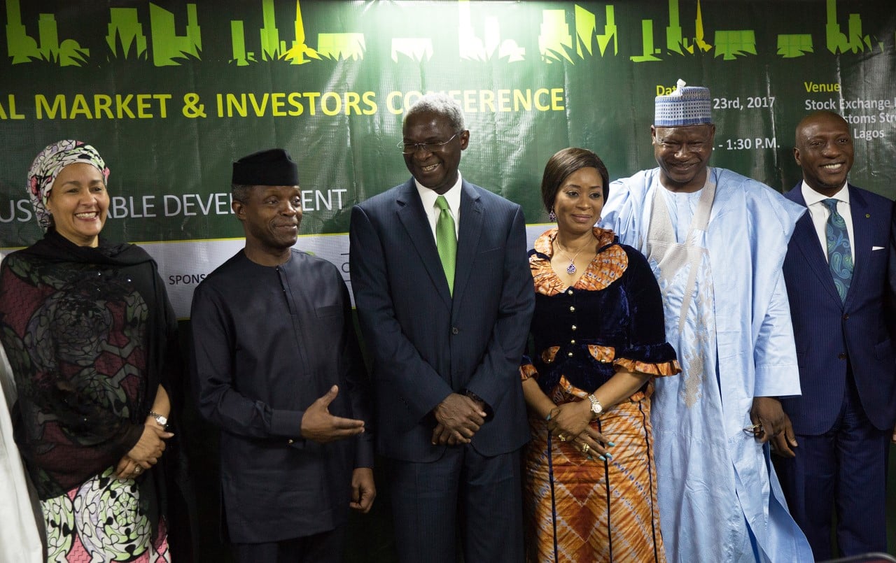 Osinbajo at Green Bonds Capital Market in Lagos
