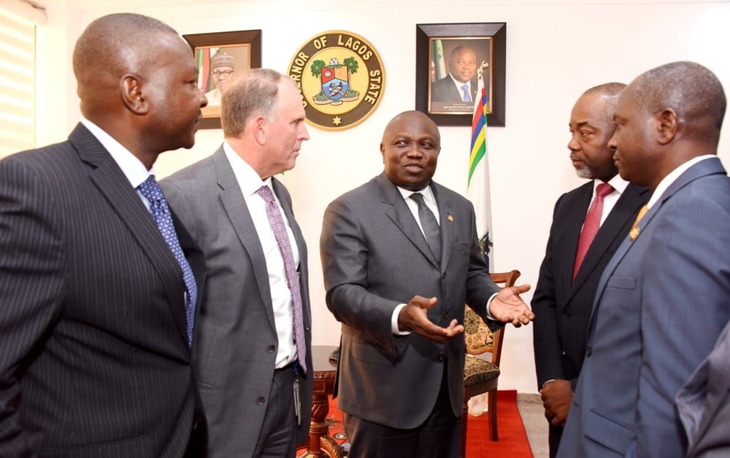 Ambode receives Chevron MD, says ‘three more roundabouts to be removed in Lekki next week’