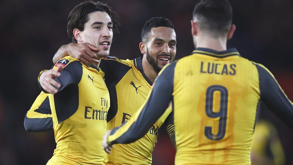 Arsenal thrash Lincoln 5-0 to reach FA Cup semi-finals