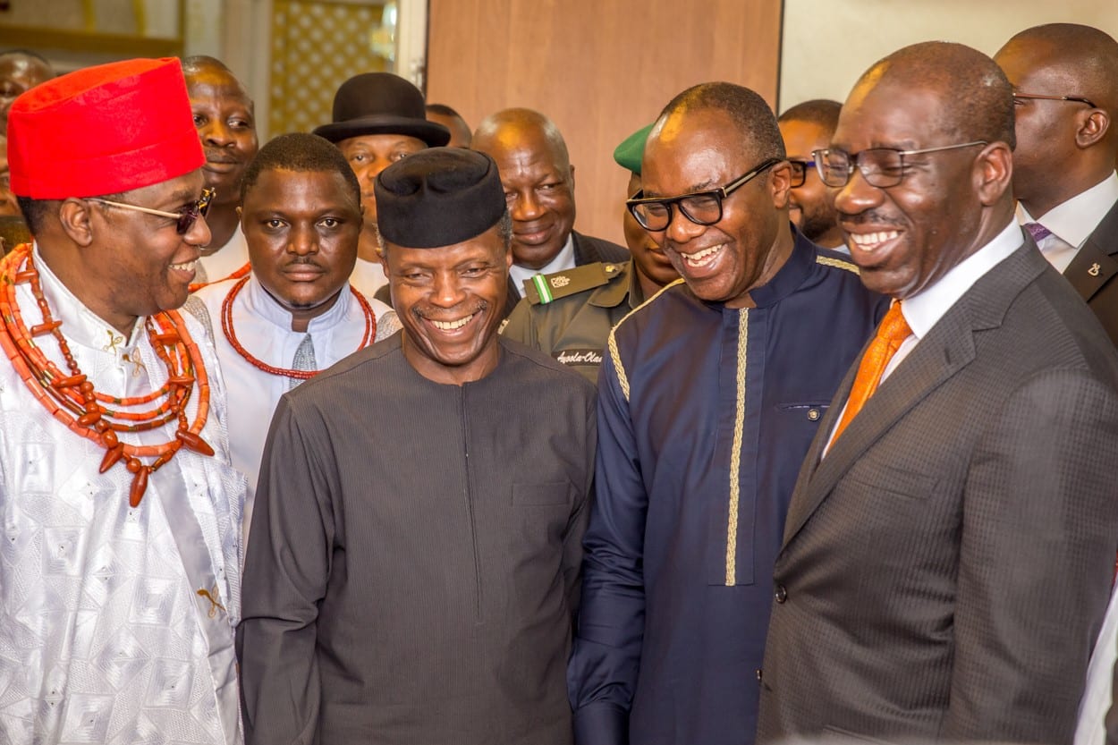 Osinbajo assures Edo communities of FG support