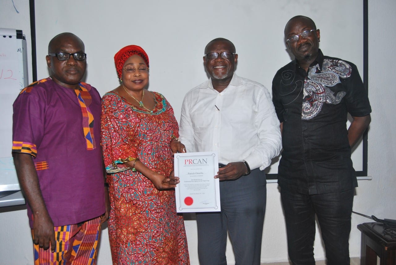 PRCAN Masterclass workshop in Lagos