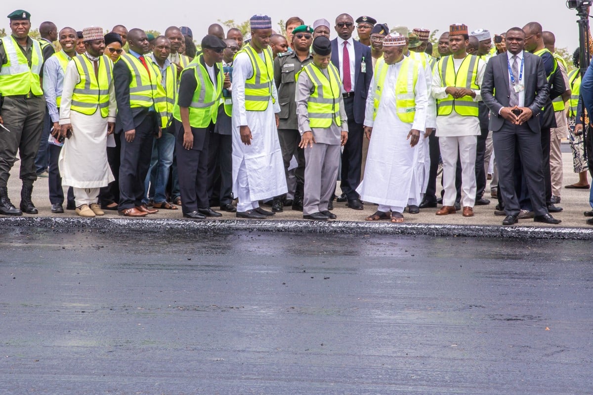 Abuja airport to be completed on schedule, says Osinbajo