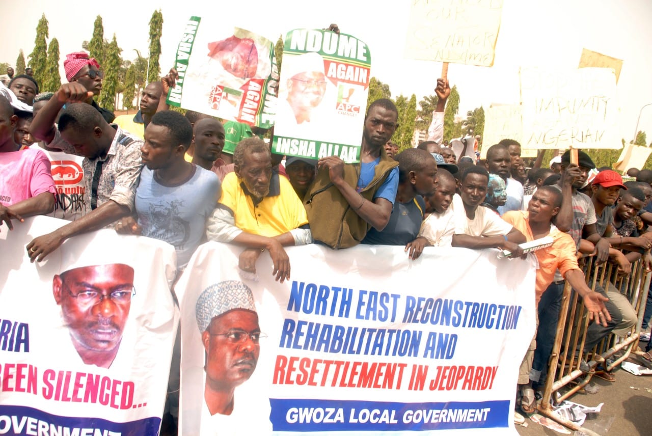 Protesters give Senate three days to recall Ndume
