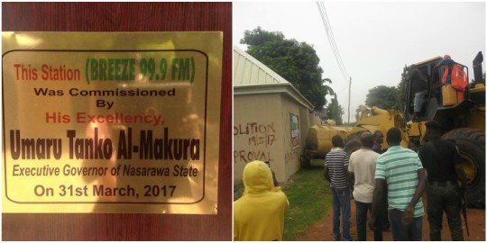 Demolition of Breeze 99.9 FM, Lafia shocks NBC, says ‘radio station didn’t breach broadcasting code guidelines’