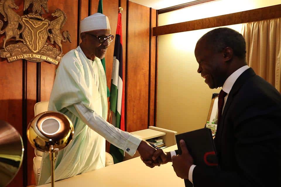 Buhari meets Osinbajo, al-Makura, others