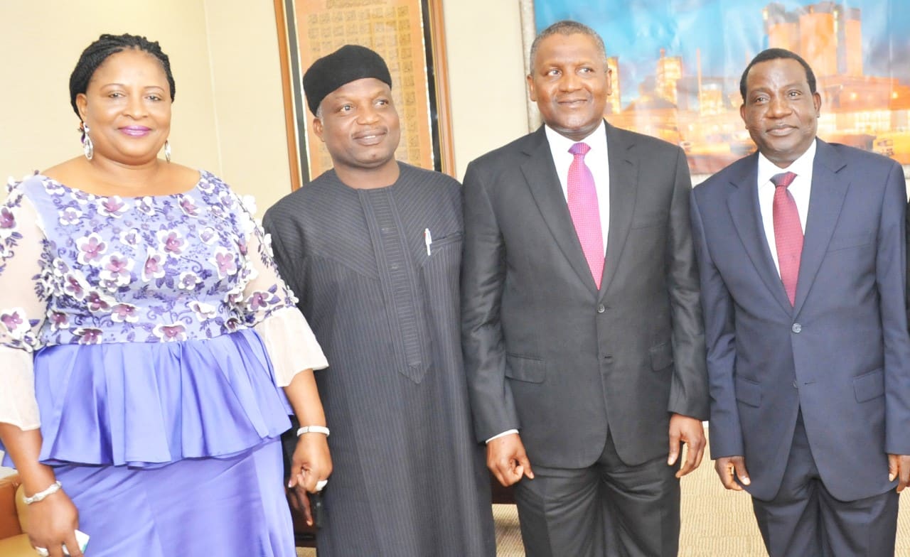 Plateau governor visits Dangote