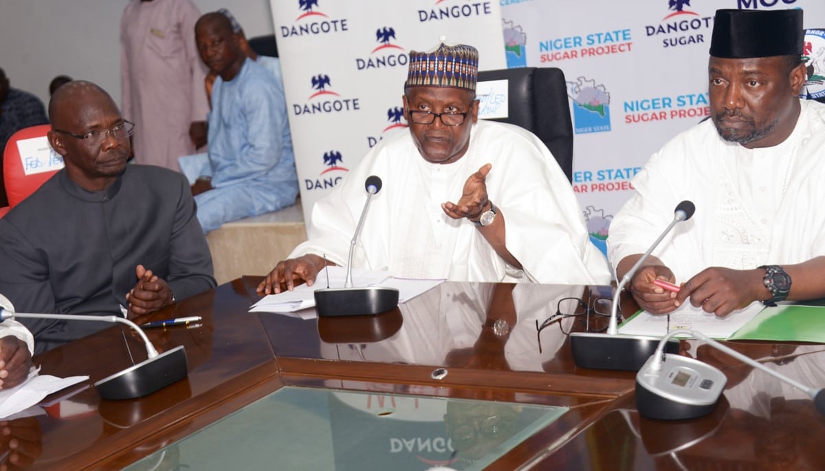 Dangote signs N166bn sugar production MoU with Niger