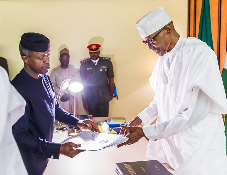 Osinbajo submits reports on Babachir, NIA to Buhari
