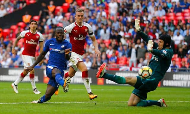 Despite Moses’ goal, Arsenal defeat Chelsea  to lift Community Shield