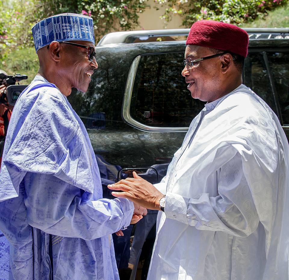 Buhari receives Nigerien President Issoufou, says ‘Nigeria finally out of recession’