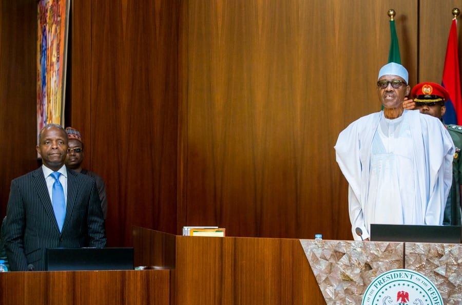 Aisha Alhassan steals show as Buhari presides over FEC meeting