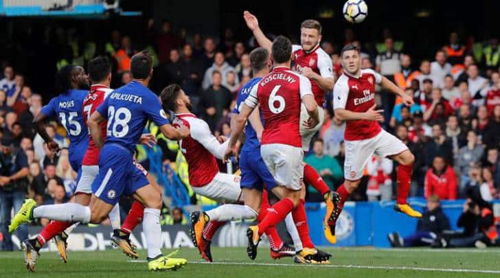 EPL: Luiz red-carded as Arsenal hold Chelsea to goalless draw