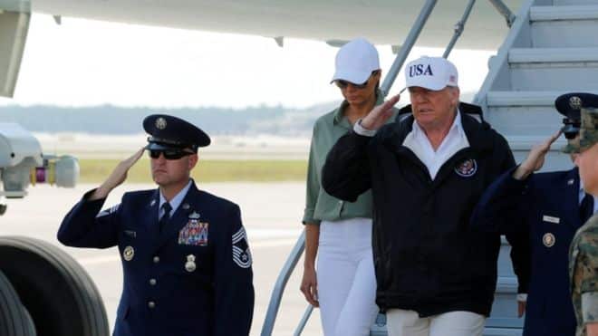 3.1 million residents without power as Trump arrives storm-hit Florida