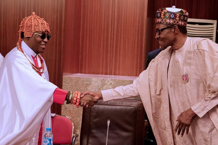 Oba of Benin condemns trending video attacking Buhari's integrity