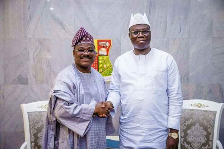 Ajimobi receives Gani Adams, says ‘your appointment as 15th Aare Ona Kakanfo, a source of pride to Yoruba race’