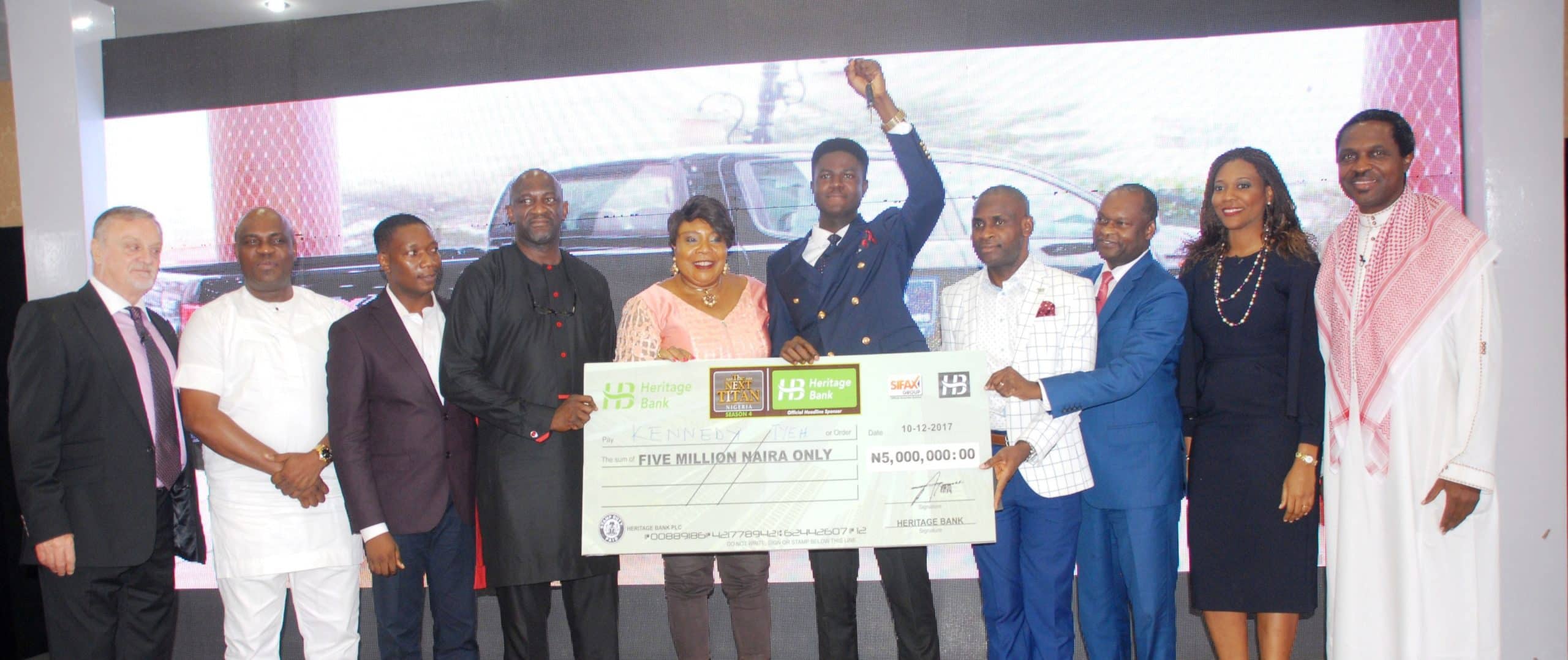 Microbiologist wins N5m Heritage Bank-sponsored Next Titan Season-4