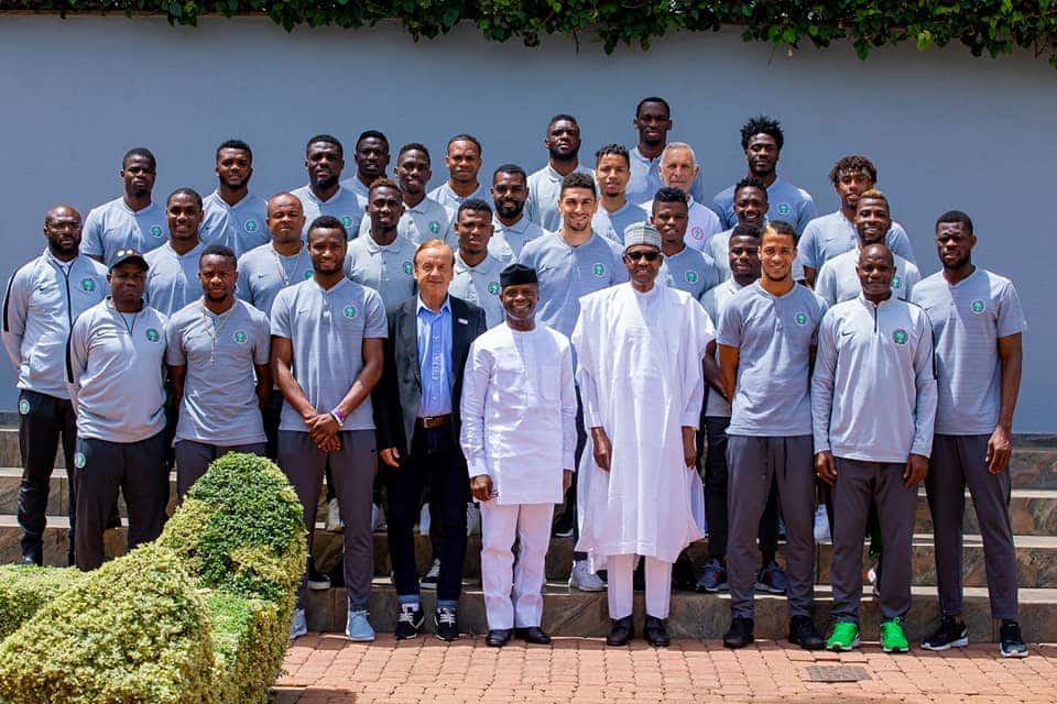 buhari super eagles
