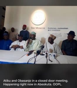 george atiku obasanjo