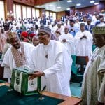 Buhari presents N8.83trn Budget for 2019