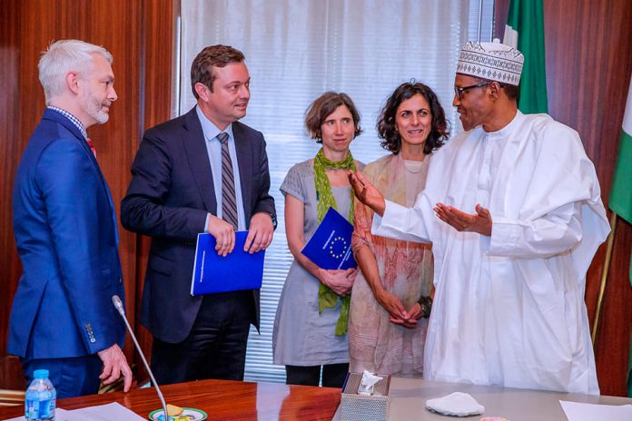 Buhari to EU observers: I’m impressed with INEC’s preparations for elections