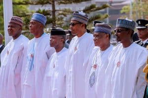 Buhari, Osinbajo, Saraki, Dogara, Onnoghen remember Nigeria’s fallen heroes, perform wreath laying